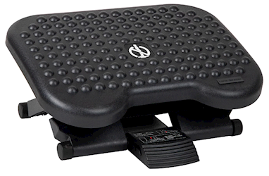 FOOT REST, ERGONOMIC, TILT ADJUSTABLE, MIND READER, BLACK LARGE